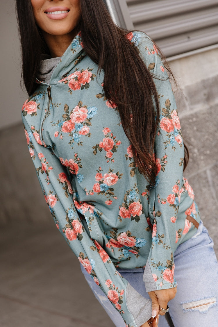 DoubleHood™ Sweatshirt - Blue Skies Ahead