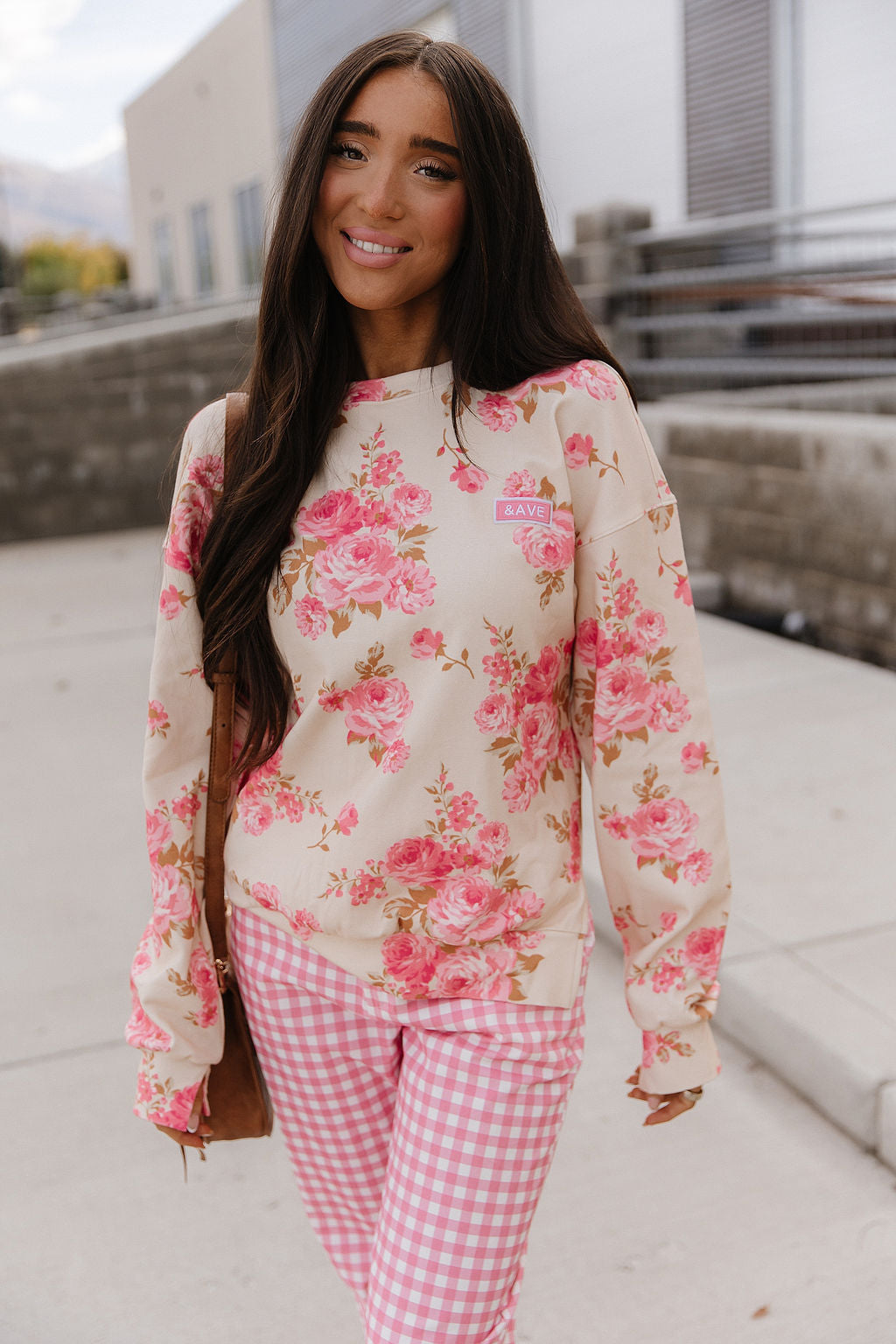 University SideSlit Pullover - Petal Season