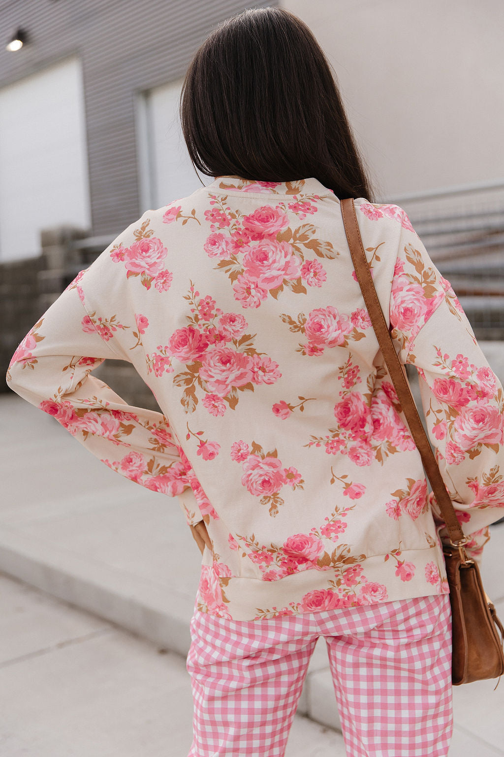 University SideSlit Pullover - Petal Season