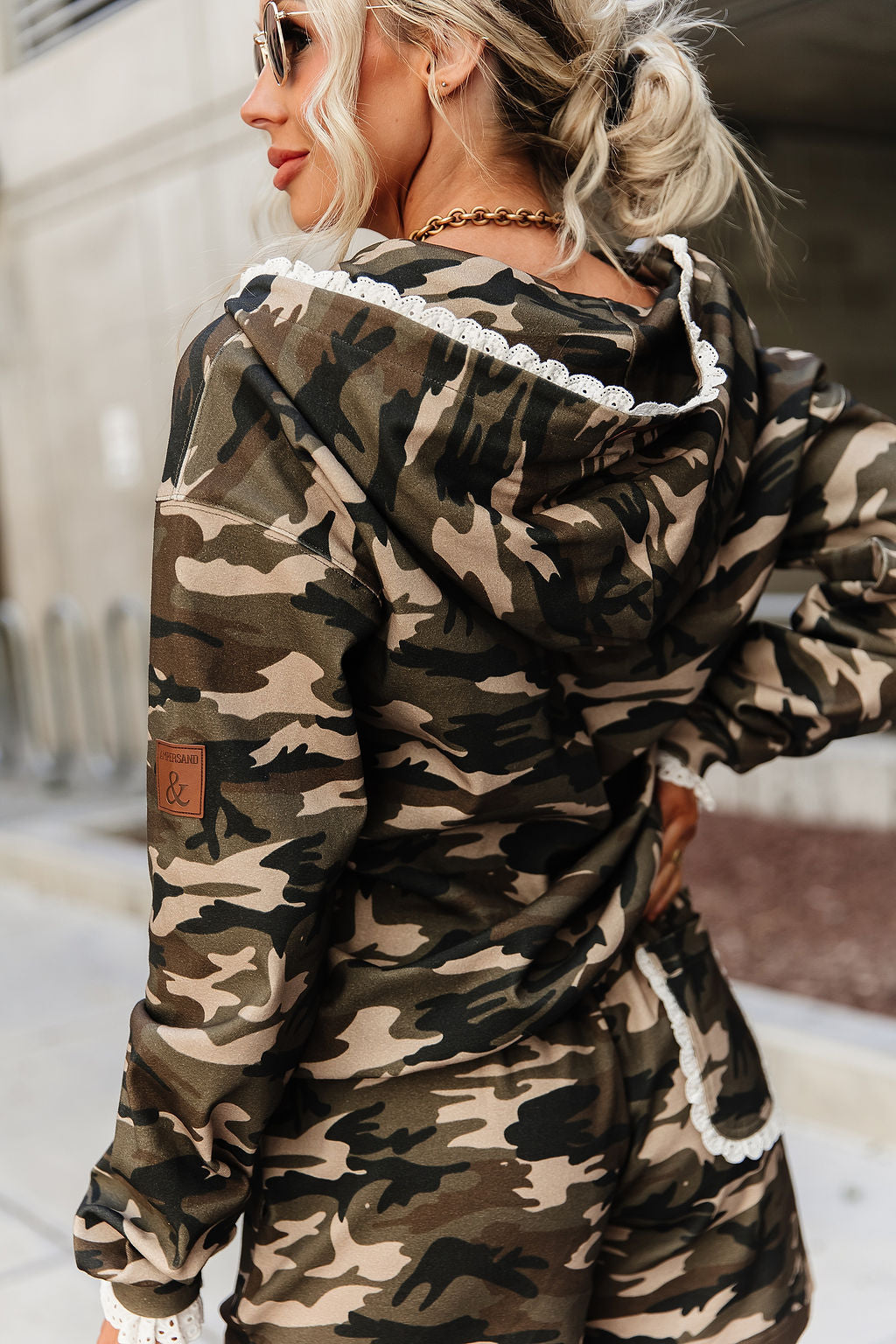 University FullZip - Camo Lace