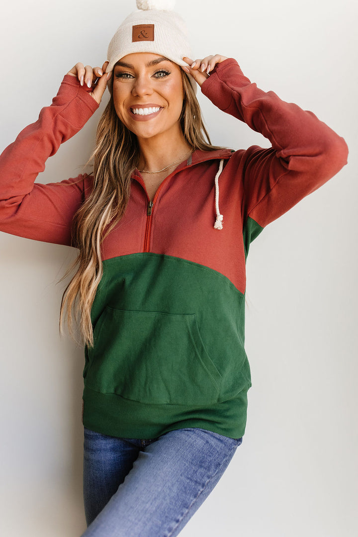 HalfZip Hoodie - Only Yesterday - Mindy Mae's Marketcomfy cute hoodies