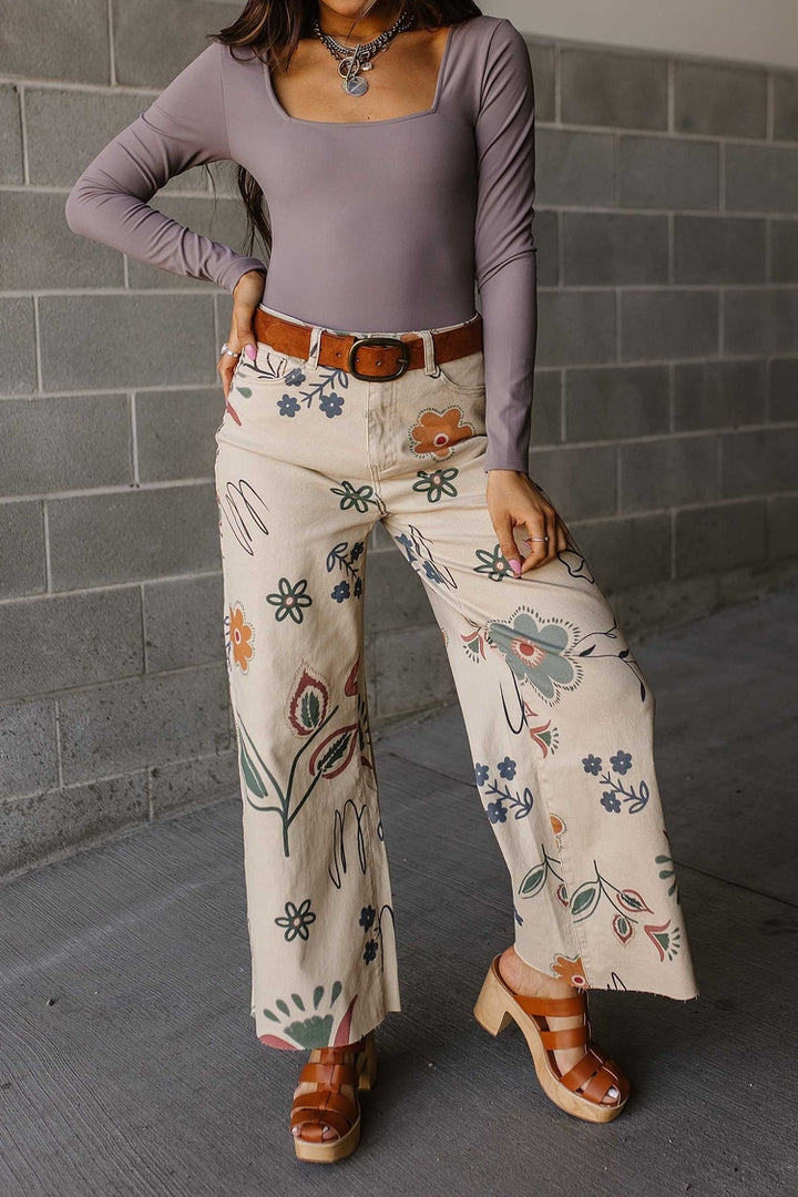 Stephanie Floral Pants - Mindy Mae's Marketcomfy cute hoodies