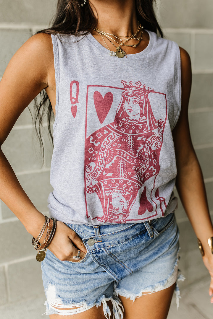 Queen of Hearts Tank - Mindy Mae's Marketcomfy cute hoodies