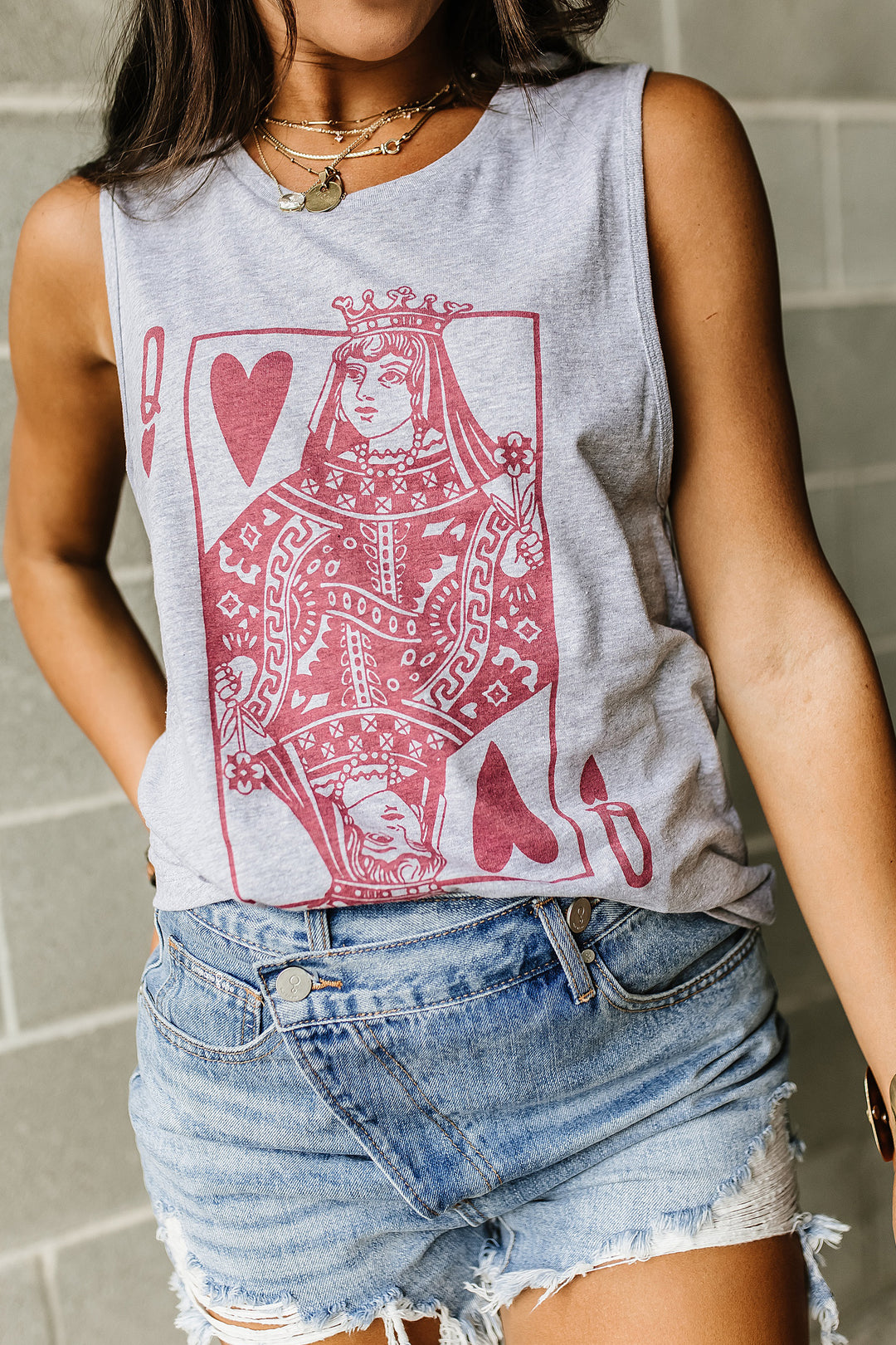 Queen of Hearts Tank - Mindy Mae's Marketcomfy cute hoodies