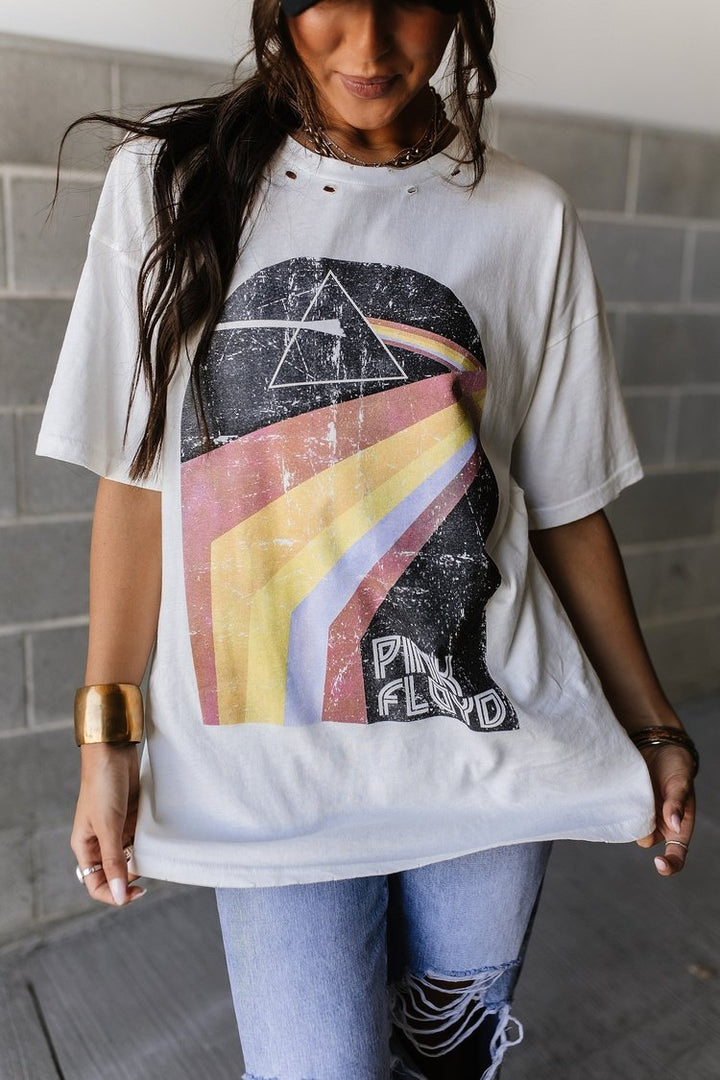 Pink Floyd Rainbow Tee - Mindy Mae's Marketcomfy cute hoodies