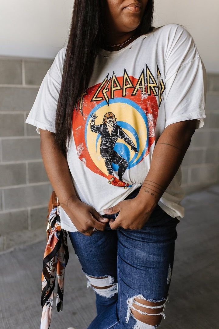 Def Leppard Comic Tee - Mindy Mae's Marketcomfy cute hoodies