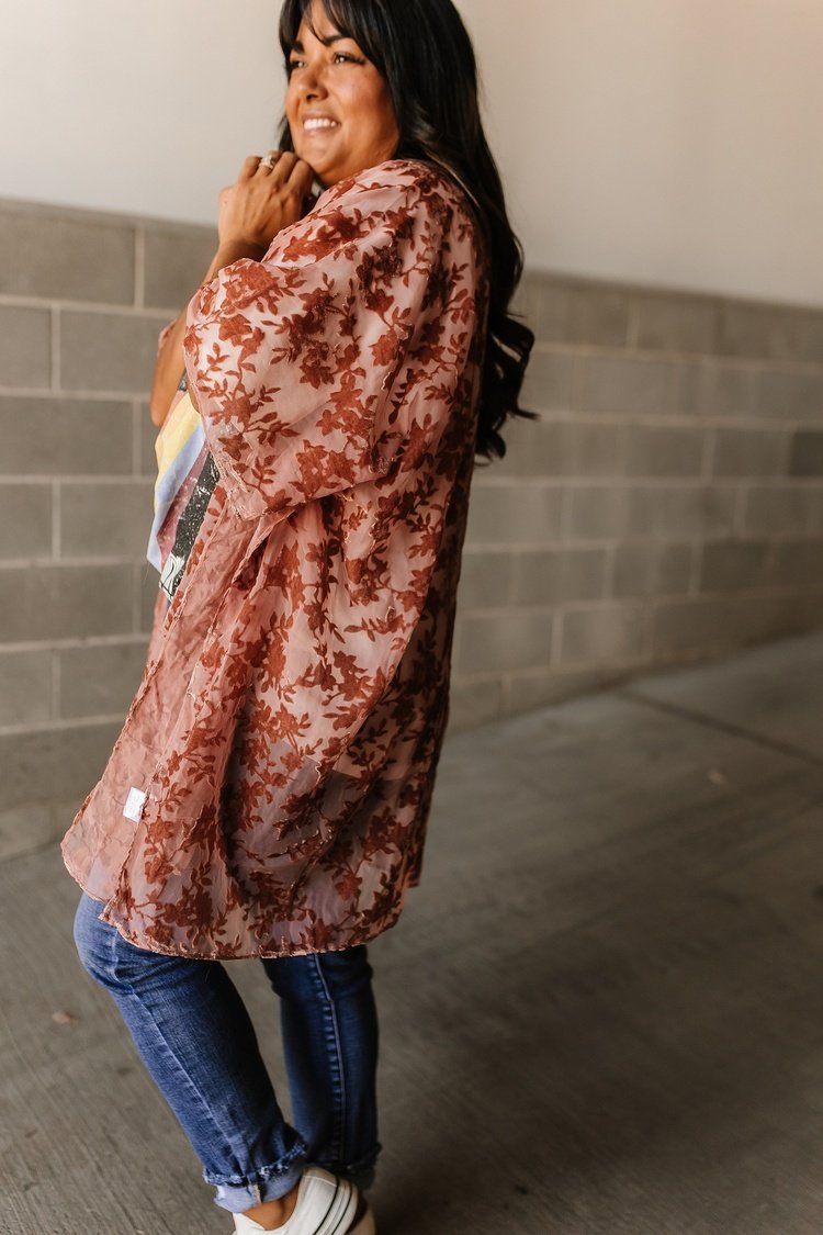 Velvet Dreams Kimono - Rose - Mindy Mae's Marketcomfy cute hoodies