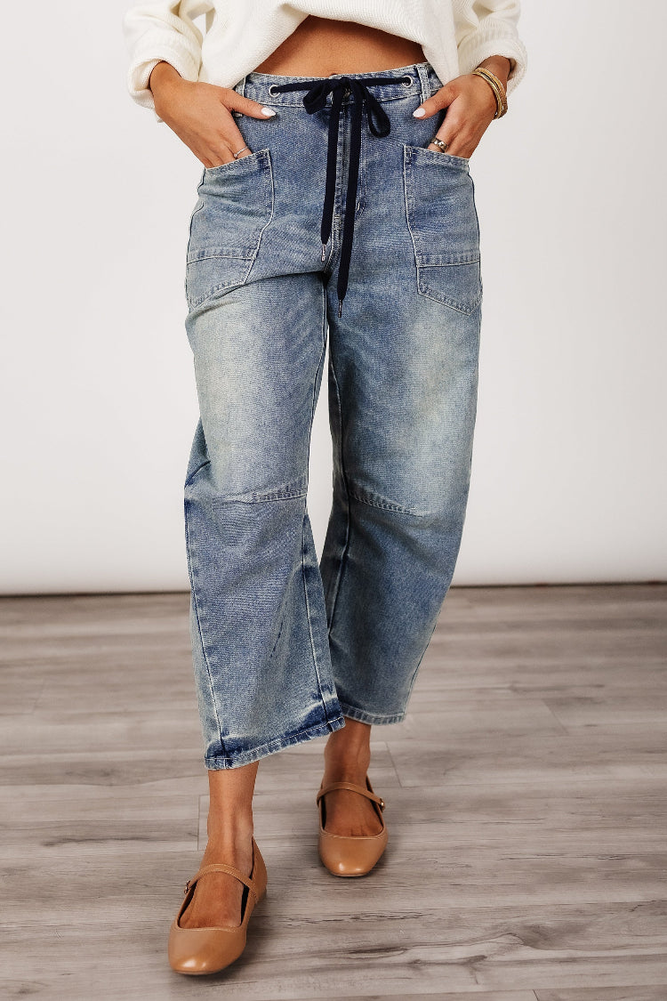 Leah Barrel Jeans