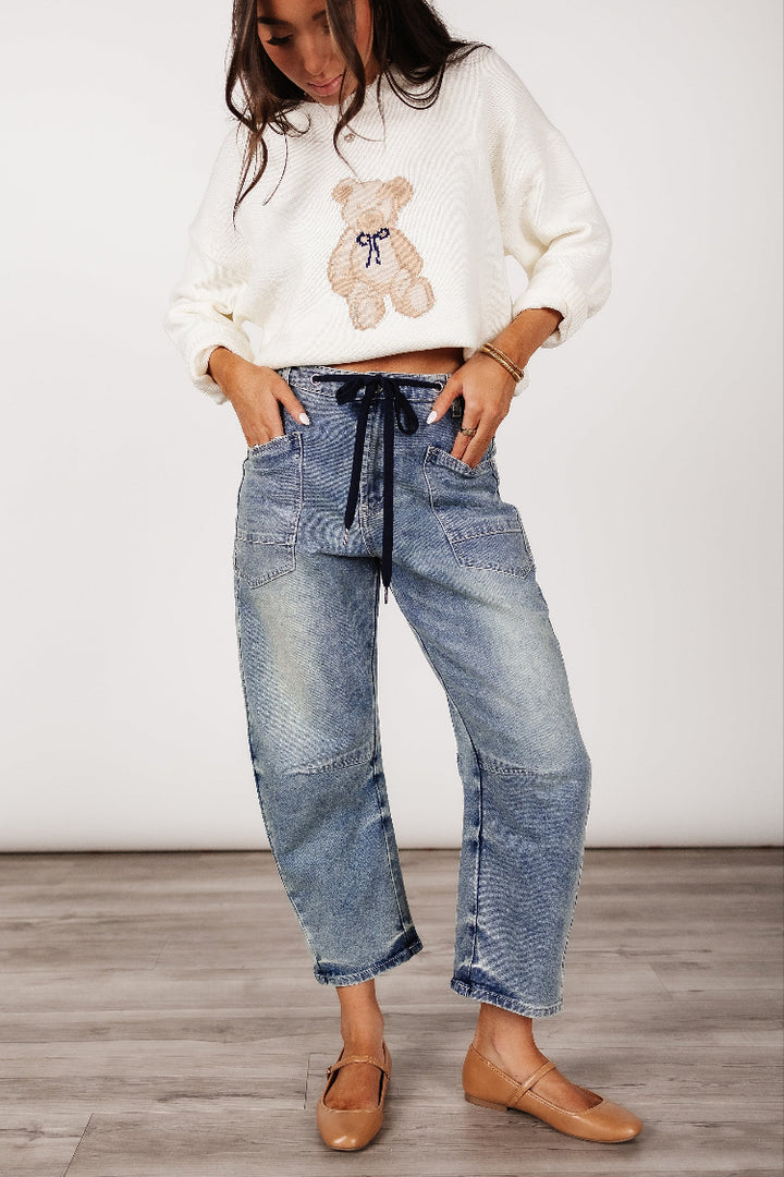 Leah Barrel Jeans