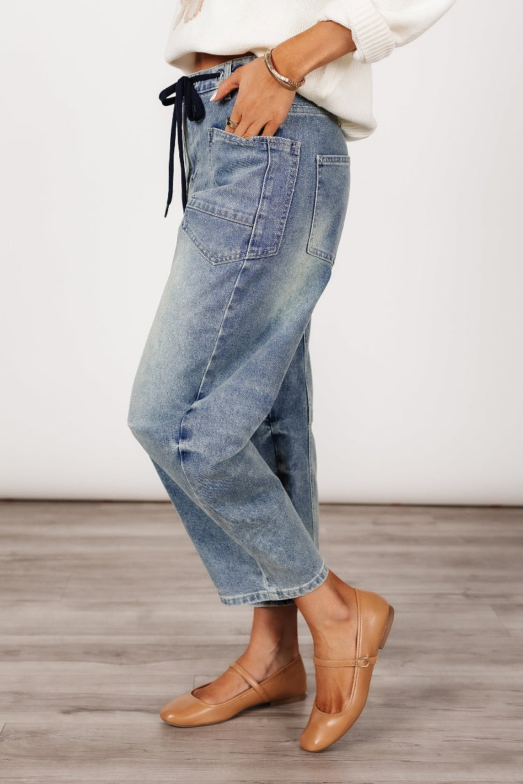 Leah Barrel Jeans