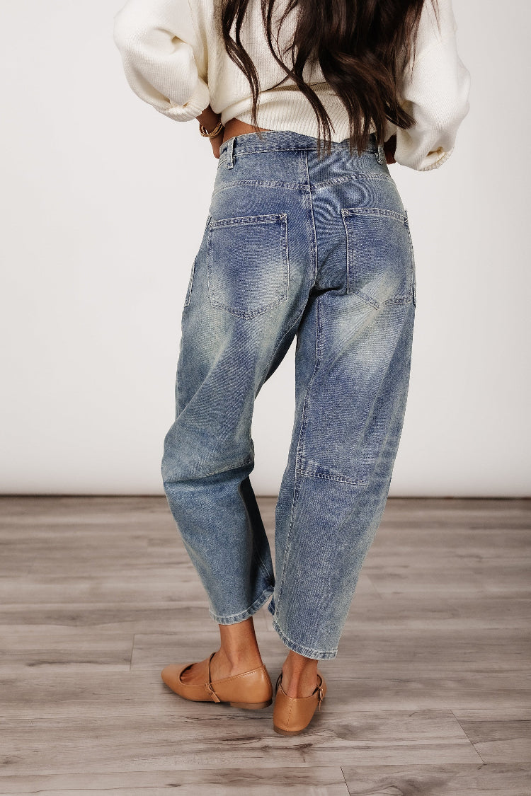 Leah Barrel Jeans