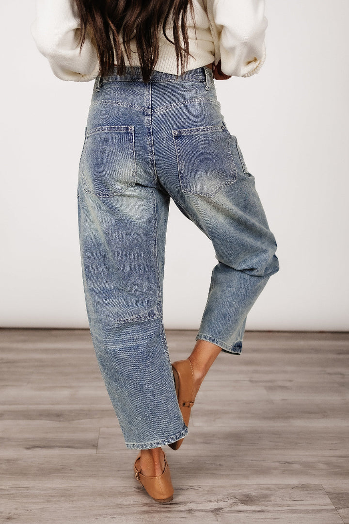 Leah Barrel Jeans