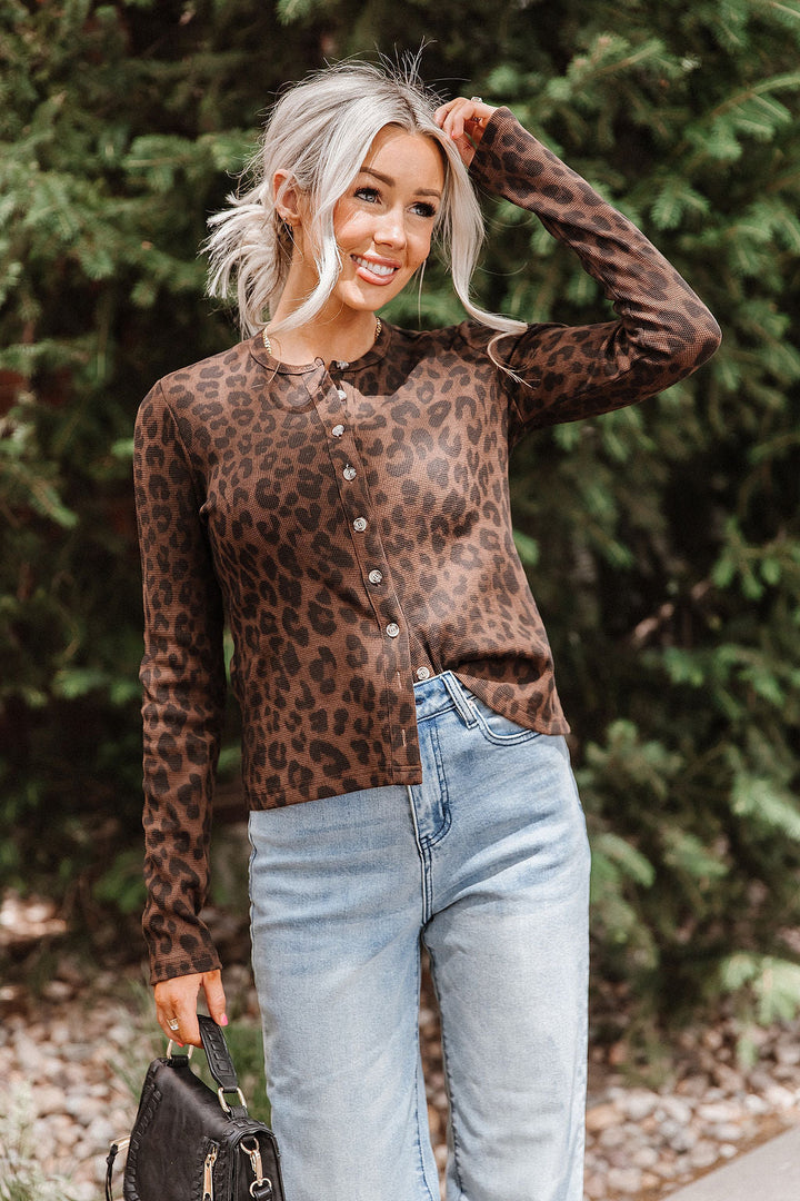 Button Front Long Sleeve Lulu - Roam Wild