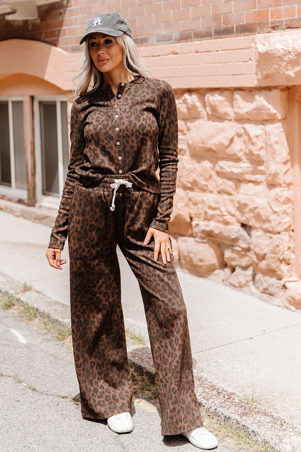 Button Front Long Sleeve Lulu - Roam Wild