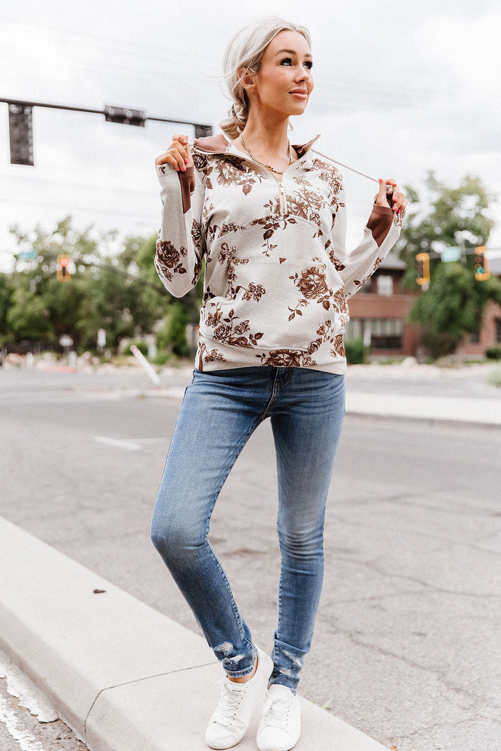 HalfZip Sweatshirt - Love Letter