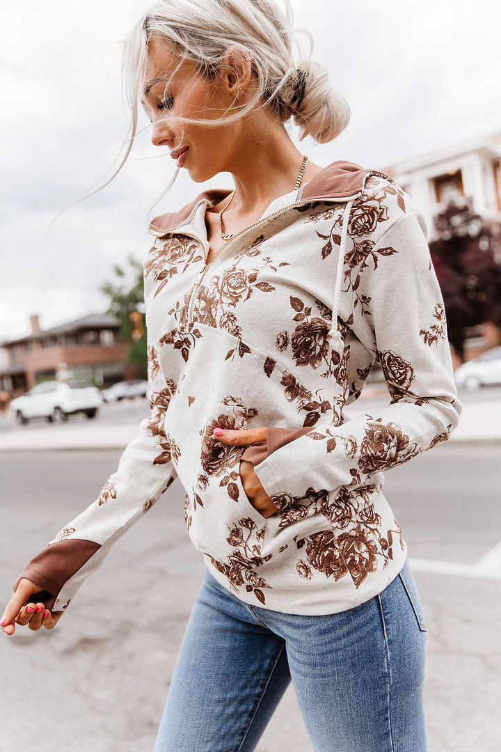 HalfZip Sweatshirt - Love Letter