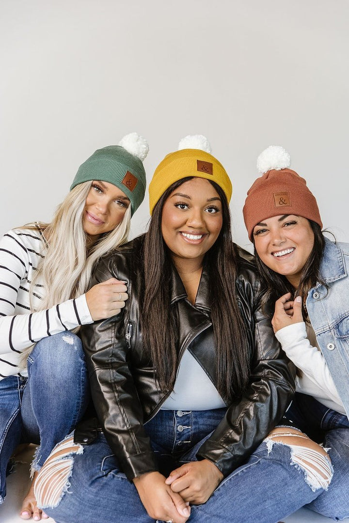 Ampersand Avenue Beanie 3 Pack- Cabin Cutie