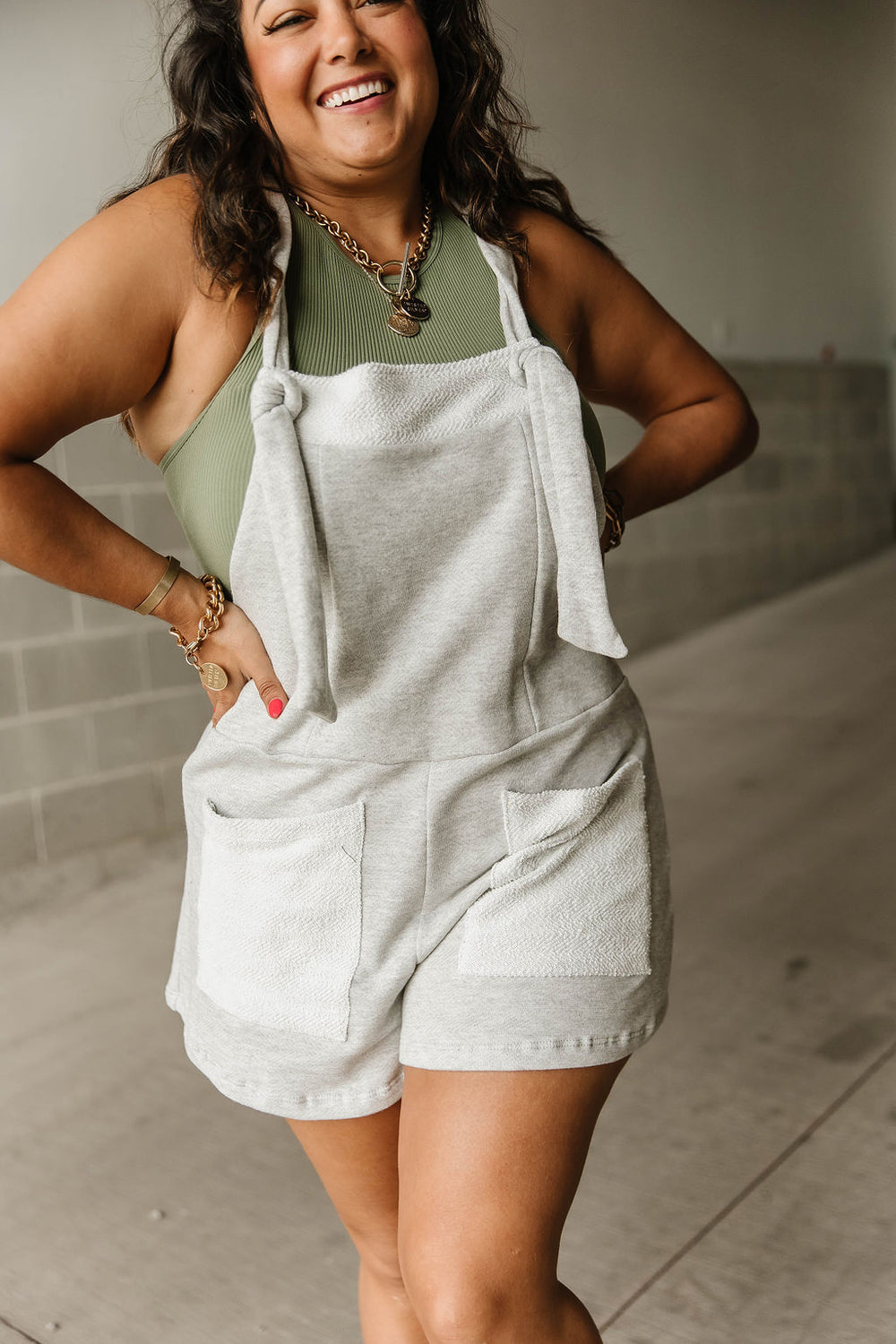 Logan Romper - Heather Grey - Mindy Mae's Marketcomfy cute hoodies