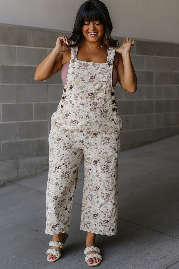 Greta Floral Overalls