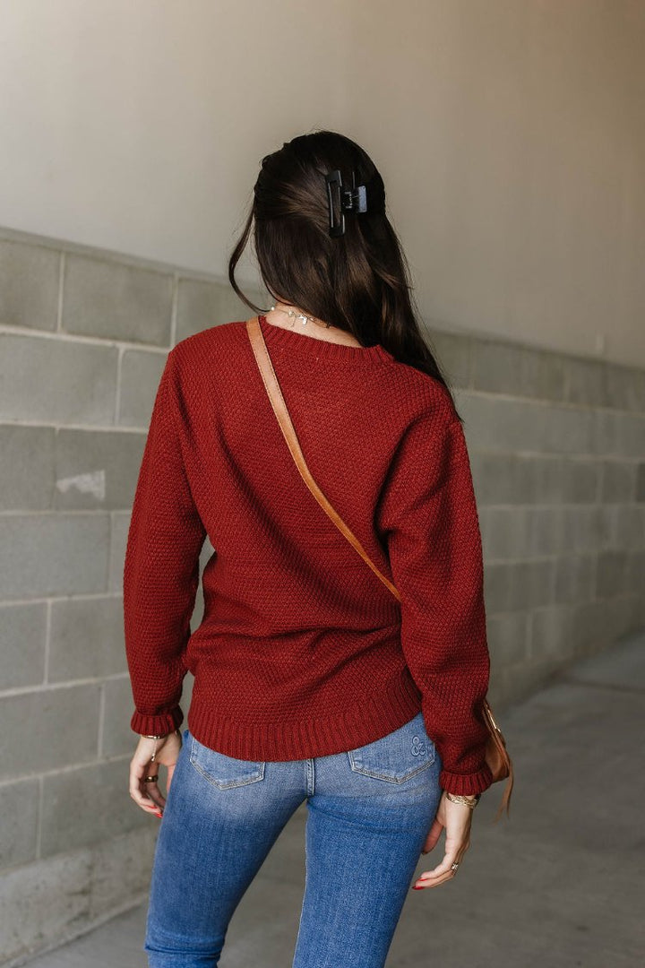 Tiffany Sweater - Rust