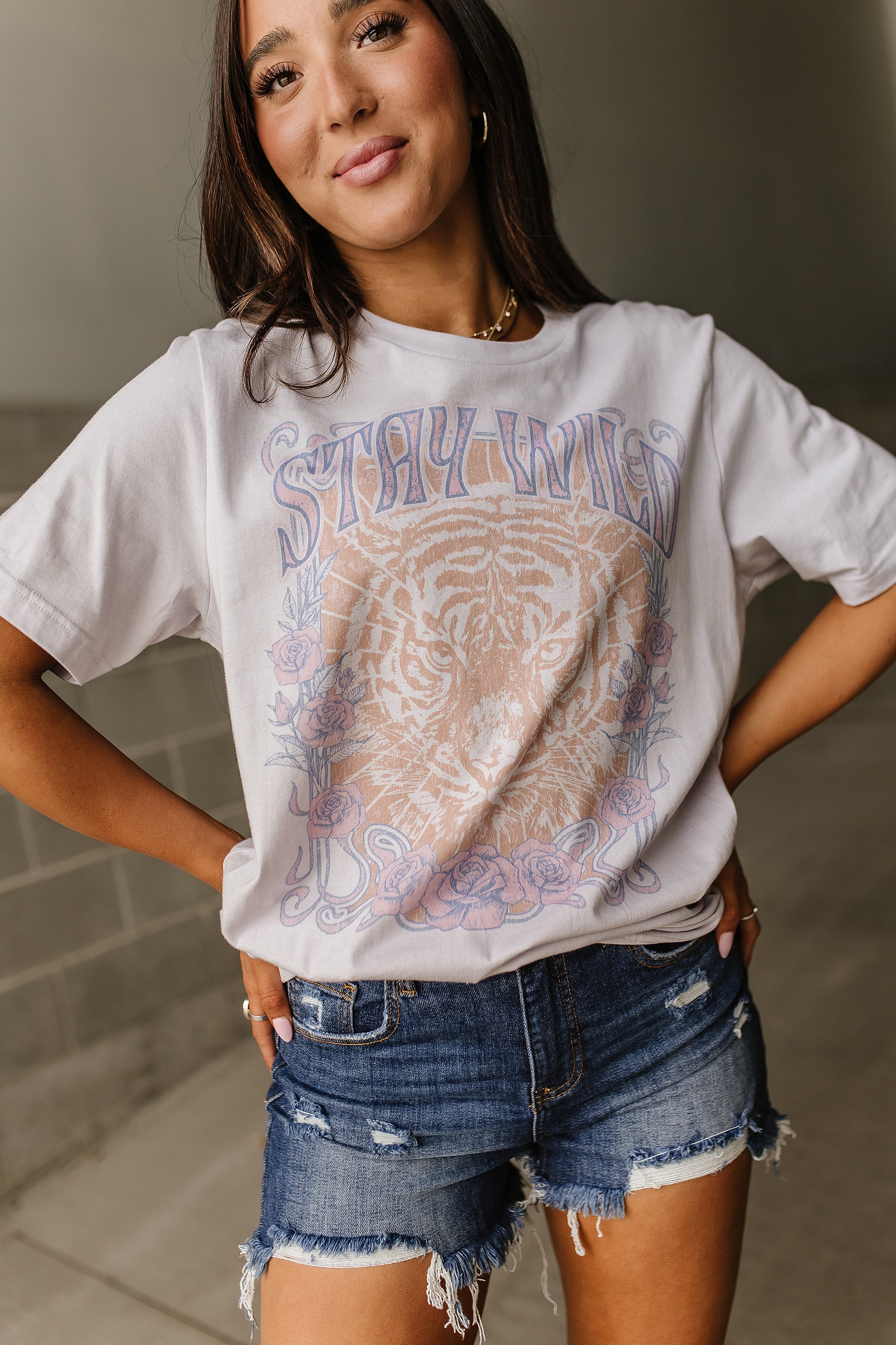 Stay Wild Tiger Tee – Lola May's