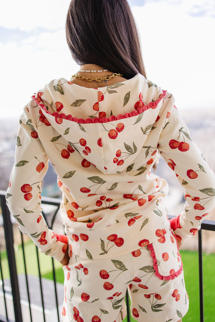 Preorder: HalfZip Sweatshirt - Cherry On Top