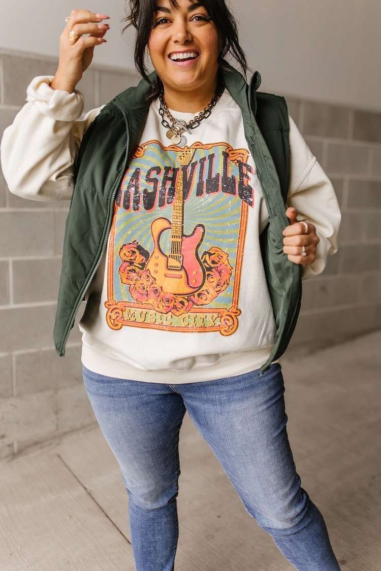 Nashville Graphic Pullover - Mindy Mae's Marketcomfy cute hoodies