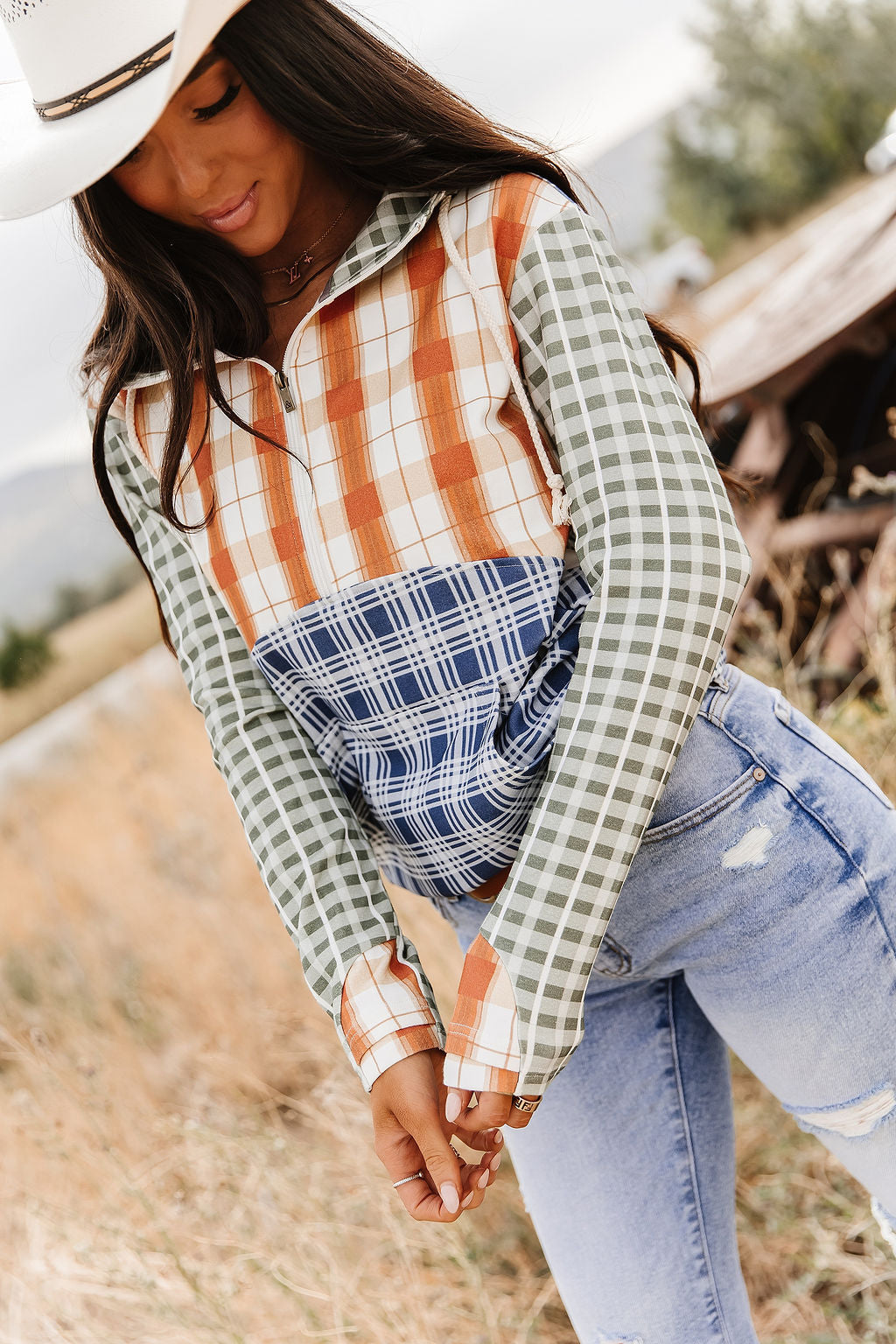 HalfZip Sweatshirt - Cowpoke Cutie