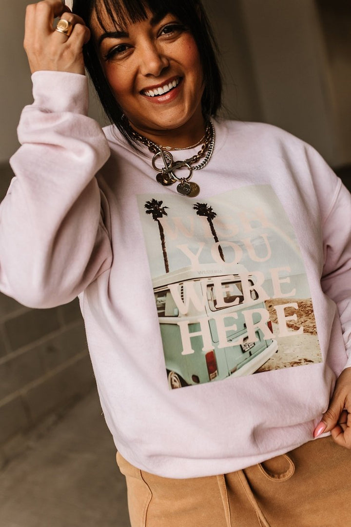 Graphic Palm Tree Sweatshirt Pullover | Mindy Mae's Market