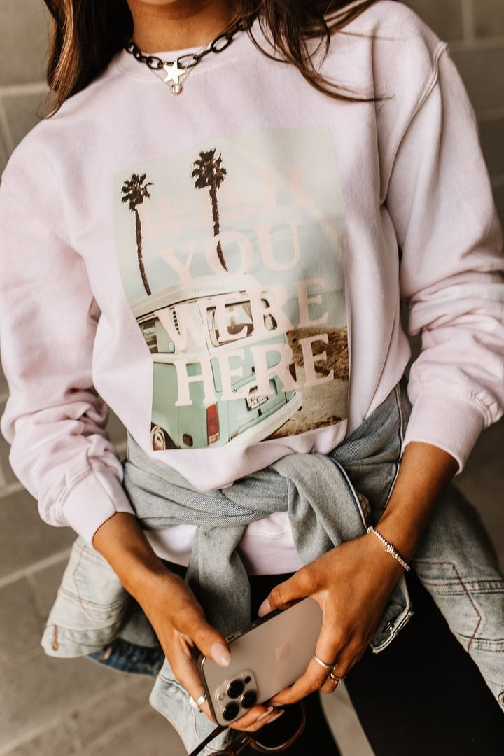 Graphic Palm Tree Sweatshirt Pullover | Mindy Mae's Market