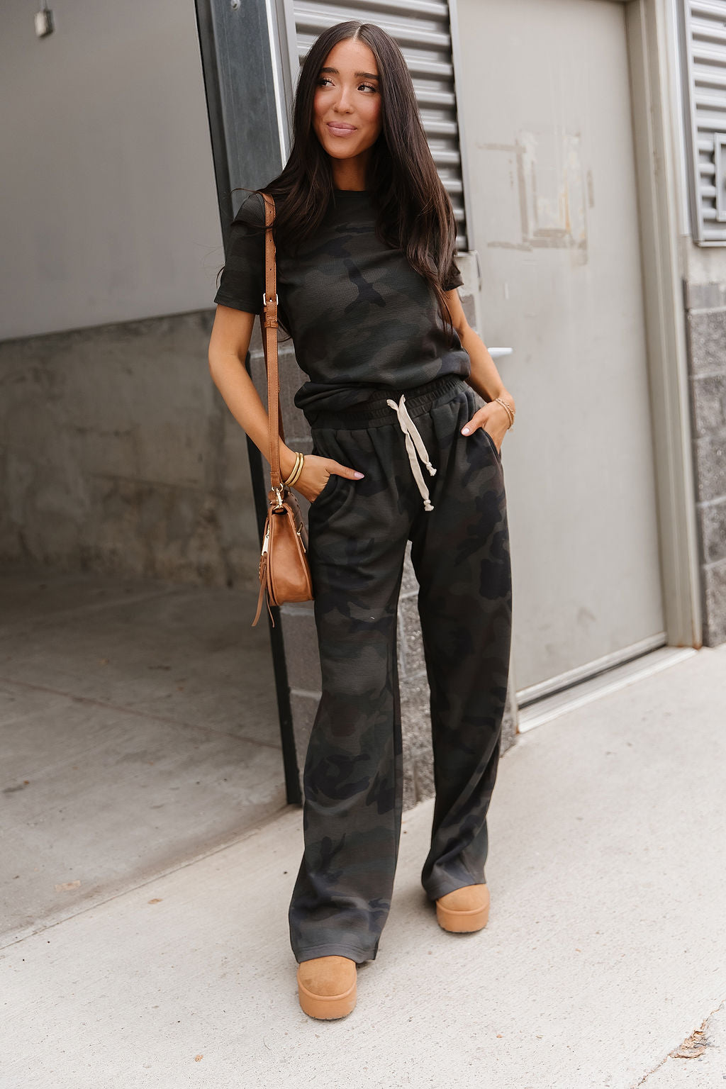 Preorder: Waffle Lulu Tee - Cross-Country Camo