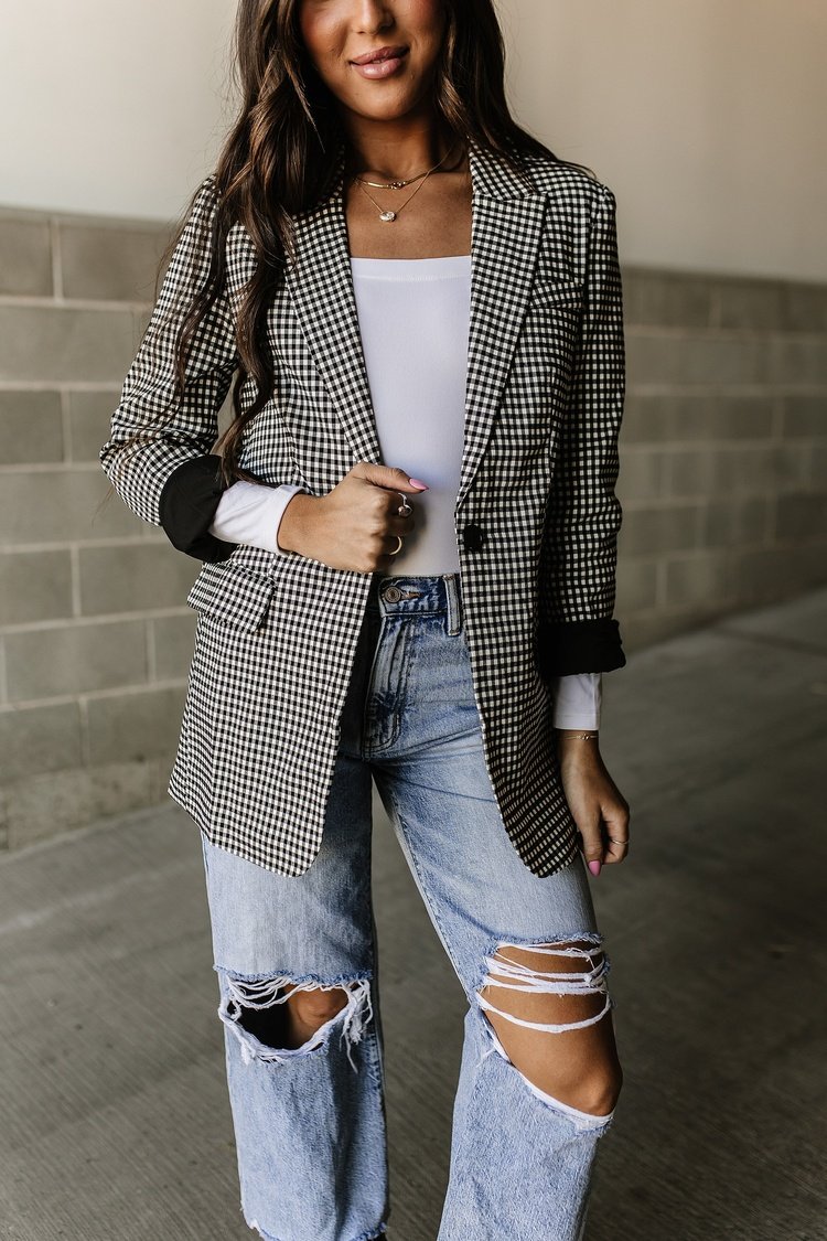 Blank Check Blazer - Mindy Mae's Marketcomfy cute hoodies