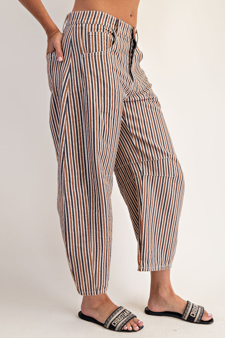 Astrid Striped Pants - Sienna