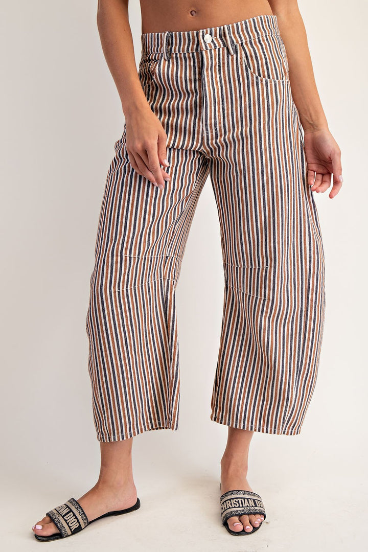 Astrid Striped Pants - Sienna