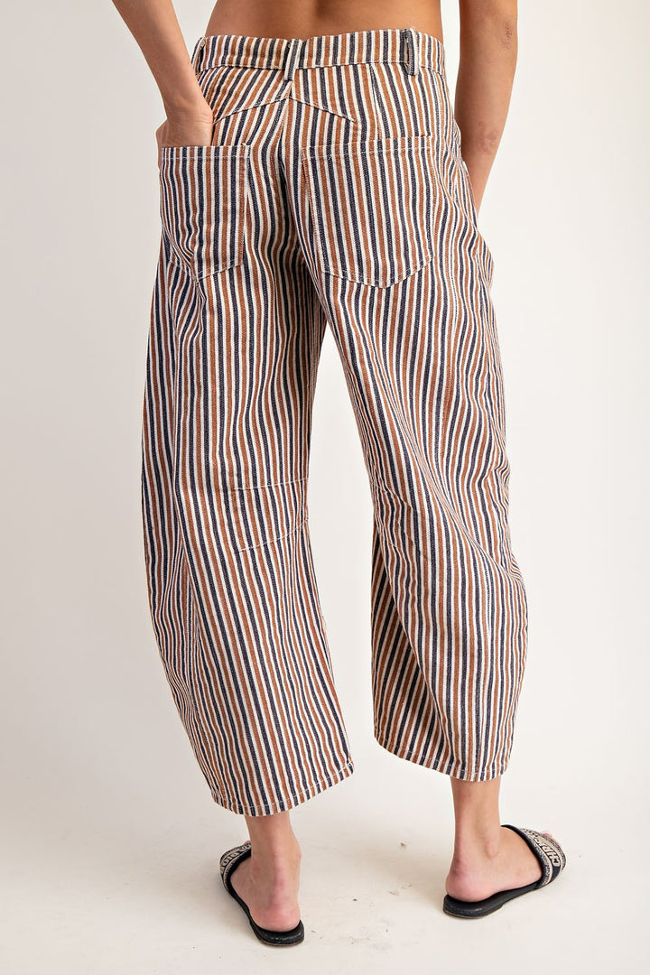 Astrid Striped Pants - Sienna