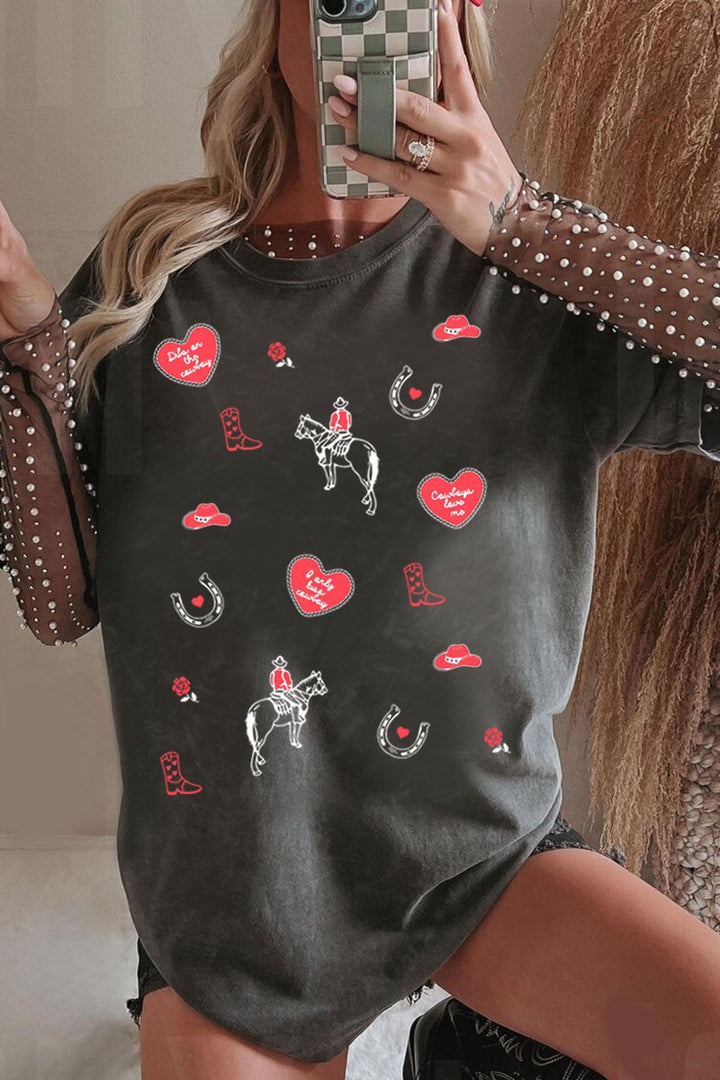 Cowboy Love Collage Tee