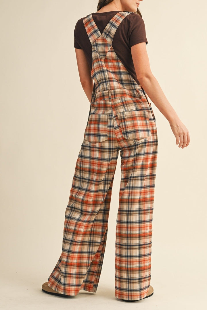 Emerson Plaid Overalls