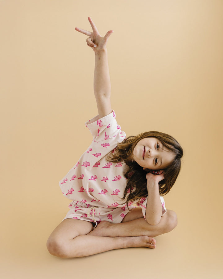 Shorts Set | Pink Bolts