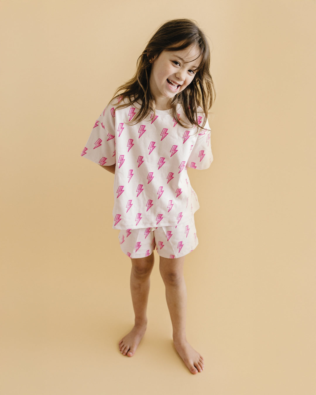 Shorts Set | Pink Bolts