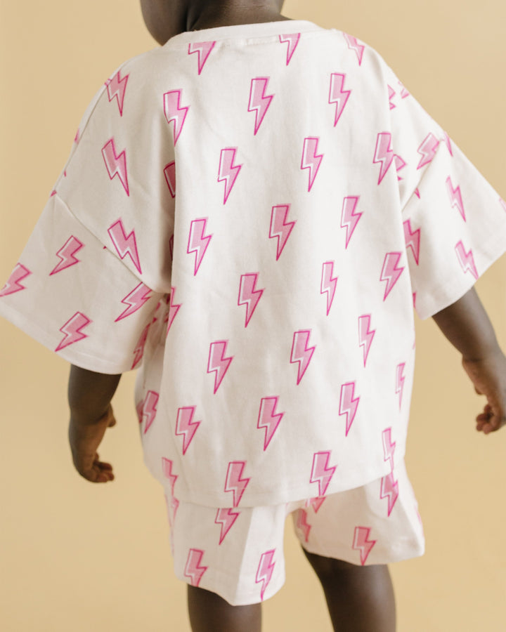 Shorts Set | Pink Bolts