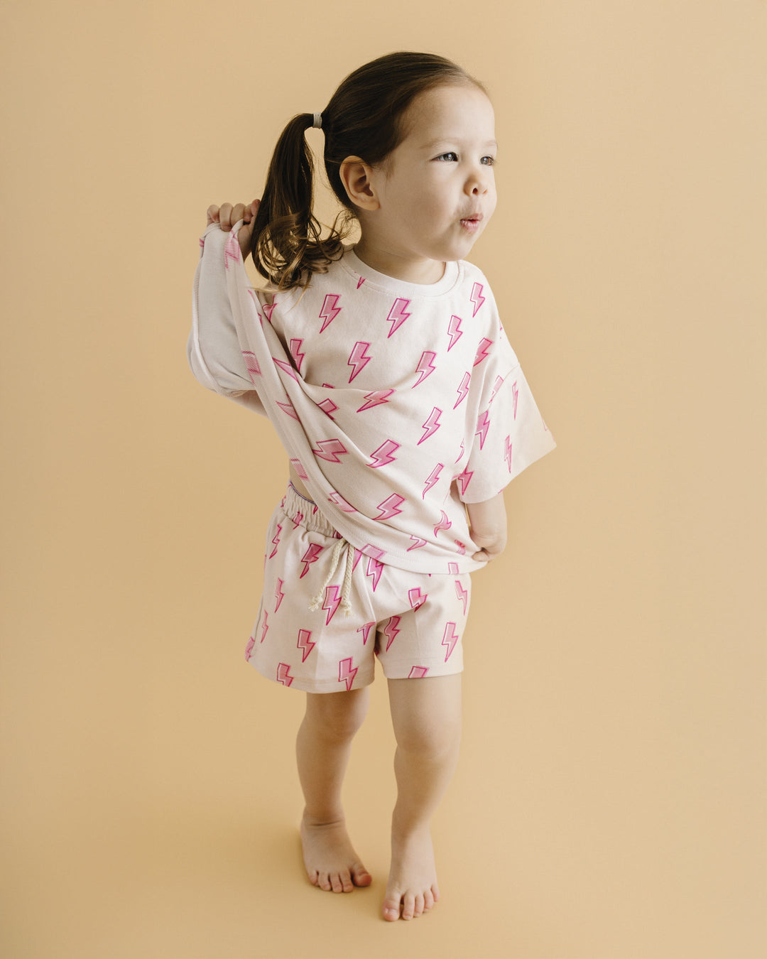 Shorts Set | Pink Bolts