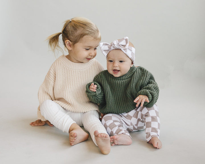 Chunky Knit Sweater | Green