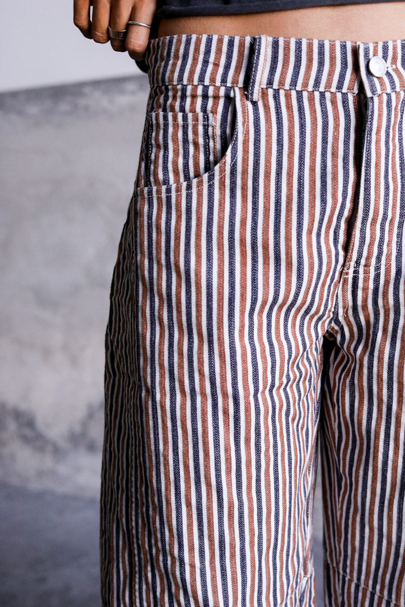 Astrid Striped Pants - Sienna