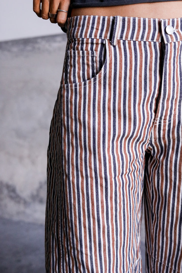 Astrid Striped Pants - Sienna