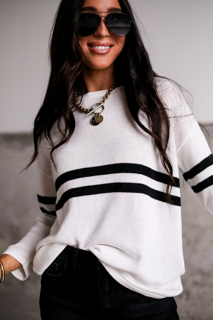 Varsity Stripe Sweater