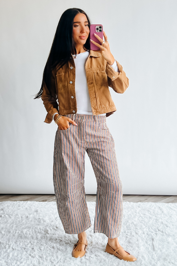 Astrid Striped Pants - Sienna