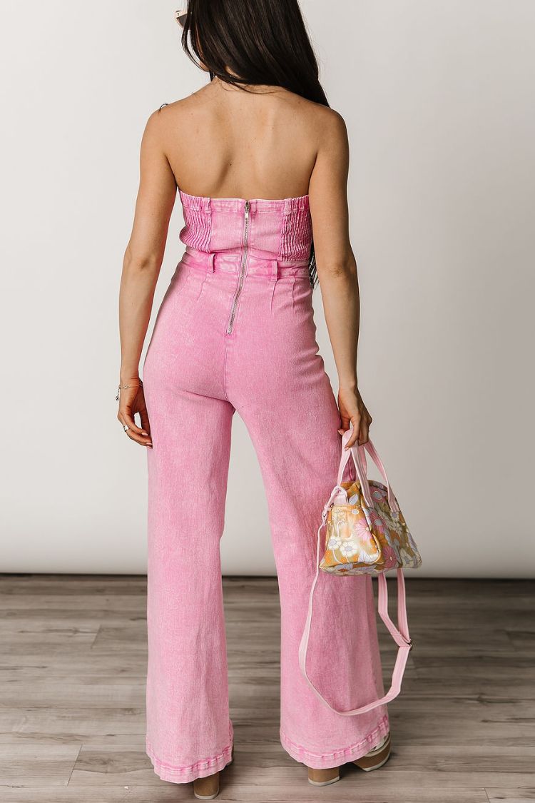 Stacie Jumpsuit - Pink – Mindy Mae's Market