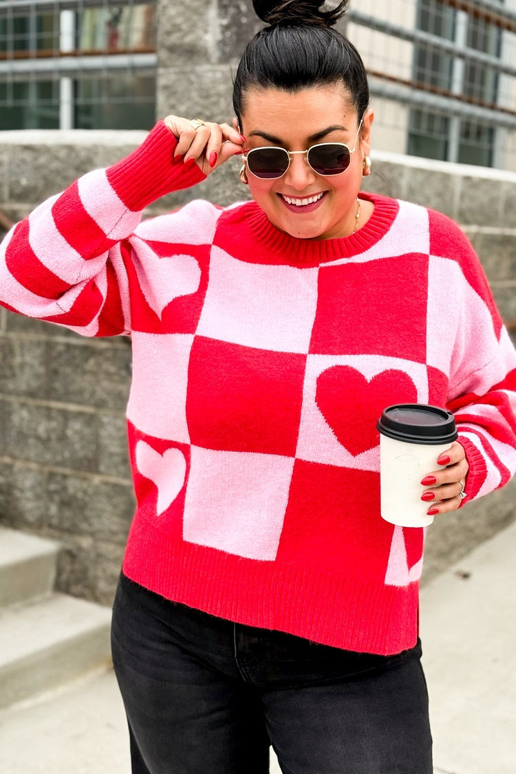 Checked Into Love Sweater