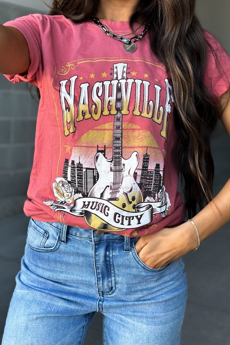 Music City Graphic Tee - Mindy Mae's Marketcomfy cute hoodies