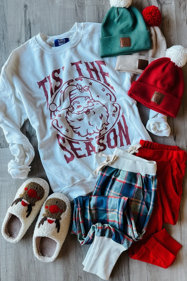 Santa Season Graphic Pullover - Mindy Mae's Marketcomfy cute hoodies